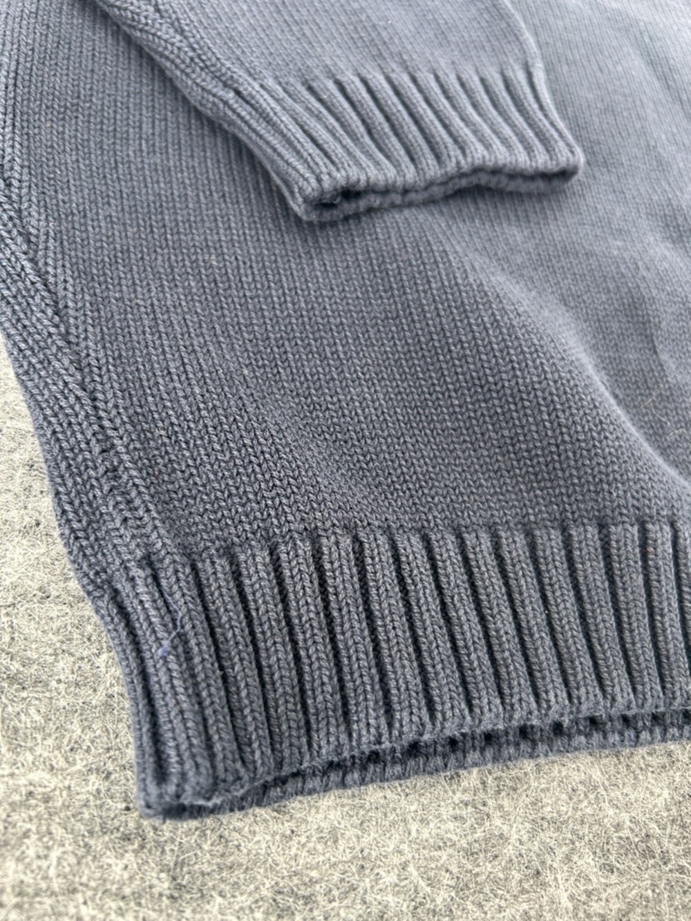 Brooks Brothers Men’s Navy Blue Crewneck Sweater Long Sleeve Size XL - Picture 3 of 8